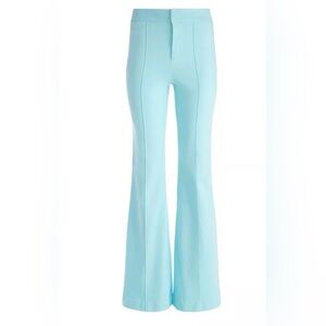 Alice + Olivia Jane High-Rise Mint Flared Trousers